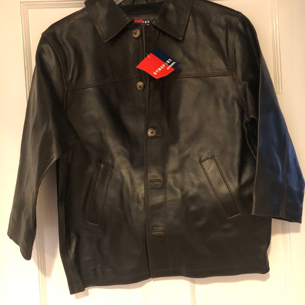 Youth XL/XXL Leather Jacket - Gymboree